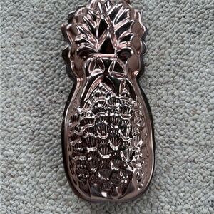 Vintage 1963 copper aluminum pineapple jello mold wall hanging kitchen decor